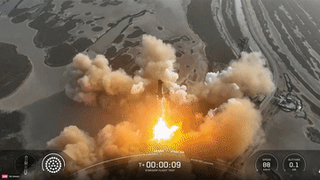 助推器爆炸飞行器失联！“星舰”第九次试飞又未成功马斯克：有重大进步！他还称“政府效率部成了替罪羊”(图1)