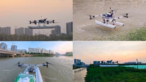 大连理工大学自研水空两栖电动垂直起降飞行器首飞测试成功(图4)