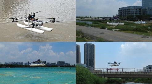 大连理工大学自研水空两栖电动垂直起降飞行器首飞测试成功(图2)